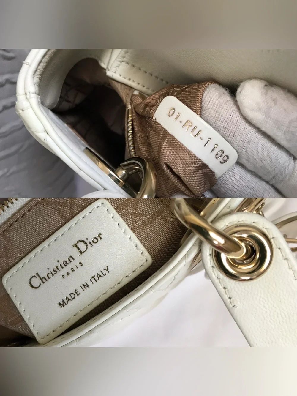 Sold✅✅ Lady Dior MydiorAbc Cannages Bag Small